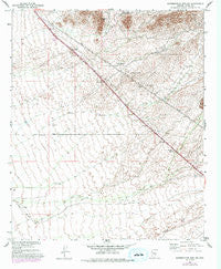 Superstition Mts. SW Arizona Historical topographic map, 1:24000 scale, 7.5 X 7.5 Minute, Year 1956