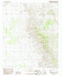 Swisshelm Mountain Arizona Historical topographic map, 1:24000 scale, 7.5 X 7.5 Minute, Year 1986