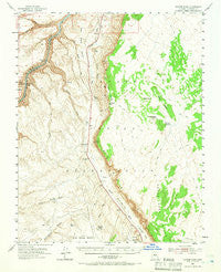 Tanner Wash Arizona Historical topographic map, 1:62500 scale, 15 X 15 Minute, Year 1954