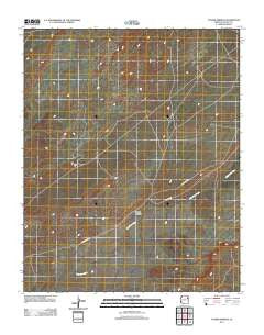 Tanner Springs Arizona Historical topographic map, 1:24000 scale, 7.5 X 7.5 Minute, Year 2011
