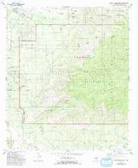 Tanque Verde Peak Arizona Historical topographic map, 1:24000 scale, 7.5 X 7.5 Minute, Year 1981
