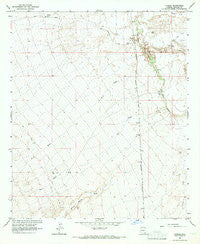 Tanque Arizona Historical topographic map, 1:24000 scale, 7.5 X 7.5 Minute, Year 1966