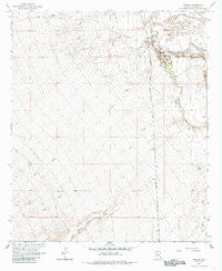 Tanque Arizona Historical topographic map, 1:24000 scale, 7.5 X 7.5 Minute, Year 1966