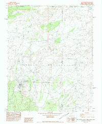 Teec Nos Pos Arizona Historical topographic map, 1:24000 scale, 7.5 X 7.5 Minute, Year 1982