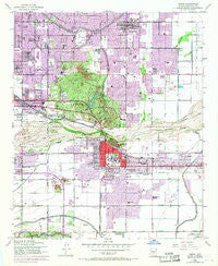 Tempe Arizona Historical topographic map, 1:24000 scale, 7.5 X 7.5 Minute, Year 1958