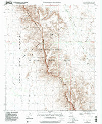 Temporal Pass Arizona Historical topographic map, 1:24000 scale, 7.5 X 7.5 Minute, Year 1996