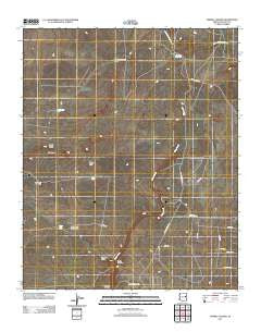 Tenmile Cedars Arizona Historical topographic map, 1:24000 scale, 7.5 X 7.5 Minute, Year 2011