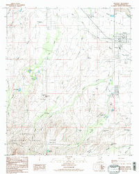 Thatcher Arizona Historical topographic map, 1:24000 scale, 7.5 X 7.5 Minute, Year 1985