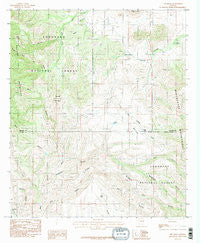 The Mesas Arizona Historical topographic map, 1:24000 scale, 7.5 X 7.5 Minute, Year 1985