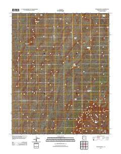 The Big Knoll Arizona Historical topographic map, 1:24000 scale, 7.5 X 7.5 Minute, Year 2011