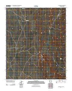 The Rincon Arizona Historical topographic map, 1:24000 scale, 7.5 X 7.5 Minute, Year 2011