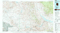 Theodore Roosevelt Lake Arizona Historical topographic map, 1:100000 scale, 30 X 60 Minute, Year 1994