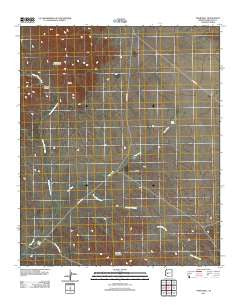 Tiger Well Arizona Historical topographic map, 1:24000 scale, 7.5 X 7.5 Minute, Year 2011