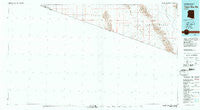 Tinajas Altas Mts Arizona Historical topographic map, 1:100000 scale, 30 X 60 Minute, Year 1980