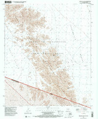 Tinajas Altas Arizona Historical topographic map, 1:24000 scale, 7.5 X 7.5 Minute, Year 1996