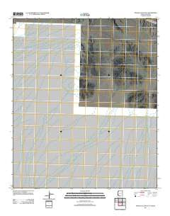 Tinajas Altas OE S Arizona Historical topographic map, 1:24000 scale, 7.5 X 7.5 Minute, Year 2011
