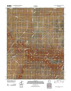 Toh Atin Mesa West Arizona Historical topographic map, 1:24000 scale, 7.5 X 7.5 Minute, Year 2011