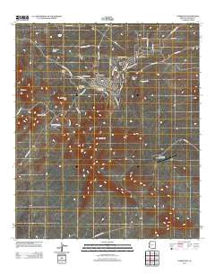 Tombstone Arizona Historical topographic map, 1:24000 scale, 7.5 X 7.5 Minute, Year 2012