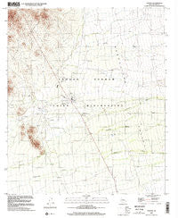 Topawa Arizona Historical topographic map, 1:24000 scale, 7.5 X 7.5 Minute, Year 1996
