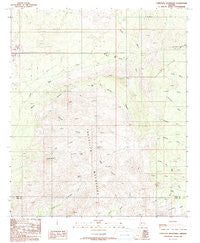Tortolita Mountains Arizona Historical topographic map, 1:24000 scale, 7.5 X 7.5 Minute, Year 1988