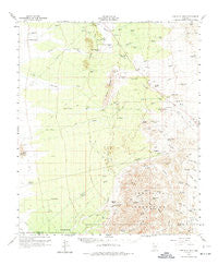 Tortolita Mts Arizona Historical topographic map, 1:62500 scale, 15 X 15 Minute, Year 1959
