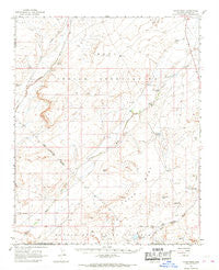 Tovar Mesa Arizona Historical topographic map, 1:62500 scale, 15 X 15 Minute, Year 1966