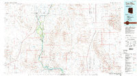 Trigo Mts Arizona Historical topographic map, 1:100000 scale, 30 X 60 Minute, Year 1986