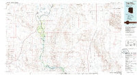 Trigo Mts Arizona Historical topographic map, 1:100000 scale, 30 X 60 Minute, Year 1986