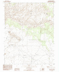 Tse Esgizii Arizona Historical topographic map, 1:24000 scale, 7.5 X 7.5 Minute, Year 1985
