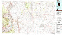 Tuba City Arizona Historical topographic map, 1:100000 scale, 30 X 60 Minute, Year 1983