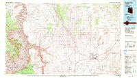 Tuba City Arizona Historical topographic map, 1:100000 scale, 30 X 60 Minute, Year 1983