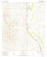 Tubac Arizona Historical topographic map, 1:24000 scale, 7.5 X 7.5 Minute, Year 1981