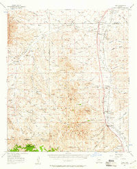 Tubac Arizona Historical topographic map, 1:62500 scale, 15 X 15 Minute, Year 1957