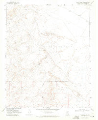 Tucker Mesa NW Arizona Historical topographic map, 1:24000 scale, 7.5 X 7.5 Minute, Year 1968