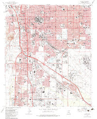 Tucson Arizona Historical topographic map, 1:24000 scale, 7.5 X 7.5 Minute, Year 1983