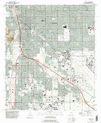 Tucson Arizona Historical topographic map, 1:24000 scale, 7.5 X 7.5 Minute, Year 1992