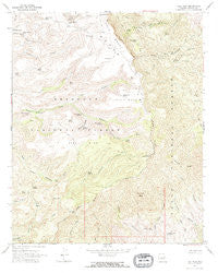Tule Mesa Arizona Historical topographic map, 1:24000 scale, 7.5 X 7.5 Minute, Year 1967