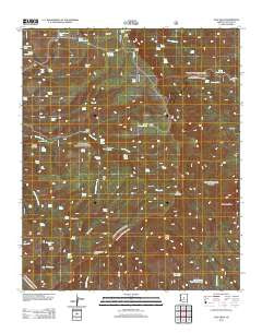 Tule Mesa Arizona Historical topographic map, 1:24000 scale, 7.5 X 7.5 Minute, Year 2012