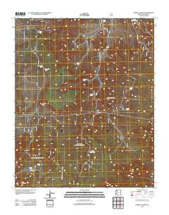 Turkey Canyon Arizona Historical topographic map, 1:24000 scale, 7.5 X 7.5 Minute, Year 2012