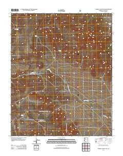 Turkey Canyon NE Arizona Historical topographic map, 1:24000 scale, 7.5 X 7.5 Minute, Year 2012