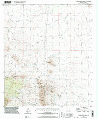 Turquoise Mountain Arizona Historical topographic map, 1:24000 scale, 7.5 X 7.5 Minute, Year 1996