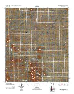 Turquoise Mountain Arizona Historical topographic map, 1:24000 scale, 7.5 X 7.5 Minute, Year 2011