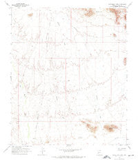 Turtleback Mtn. Arizona Historical topographic map, 1:24000 scale, 7.5 X 7.5 Minute, Year 1965