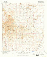 Twin Buttes Arizona Historical topographic map, 1:62500 scale, 15 X 15 Minute, Year 1957