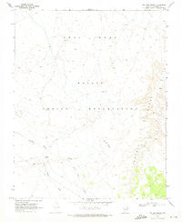 Two Red Mesas Arizona Historical topographic map, 1:24000 scale, 7.5 X 7.5 Minute, Year 1970
