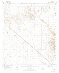 Utting Arizona Historical topographic map, 1:62500 scale, 15 X 15 Minute, Year 1962
