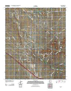 Vail Arizona Historical topographic map, 1:24000 scale, 7.5 X 7.5 Minute, Year 2011