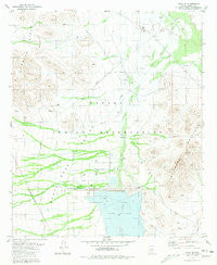 Vaiva Vo Arizona Historical topographic map, 1:24000 scale, 7.5 X 7.5 Minute, Year 1981