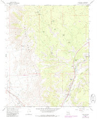 Valentine Arizona Historical topographic map, 1:24000 scale, 7.5 X 7.5 Minute, Year 1968