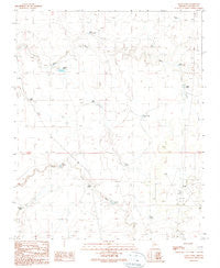 Valle Tank Arizona Historical topographic map, 1:24000 scale, 7.5 X 7.5 Minute, Year 1989